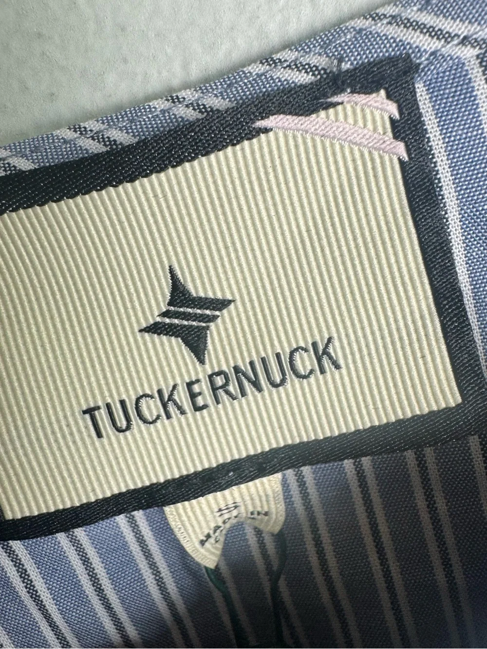 Tuckernuck Parisian Stripe Renee Blouse NWT S